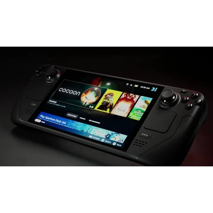Steam Deck OLED 2TB Upgraded Handheld Gaming Console 16GB RAM, 7.4" inch, 90Hz, 1280 x 800, SteamOS 3, Silicone Cover Tempered Glass Film Bundle