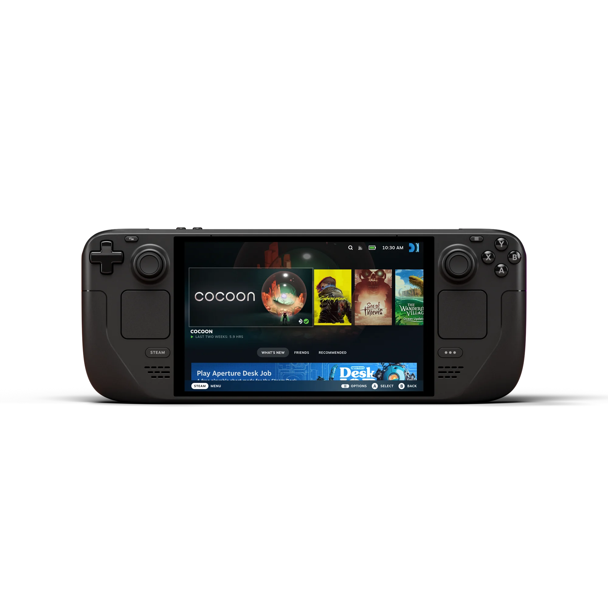 Steam Deck OLED 2TB Upgraded Handheld Gaming Console 16GB RAM, 7.4" inch, 90Hz, 1280 x 800, SteamOS 3, Silicone Cover Tempered Glass Film Bundle