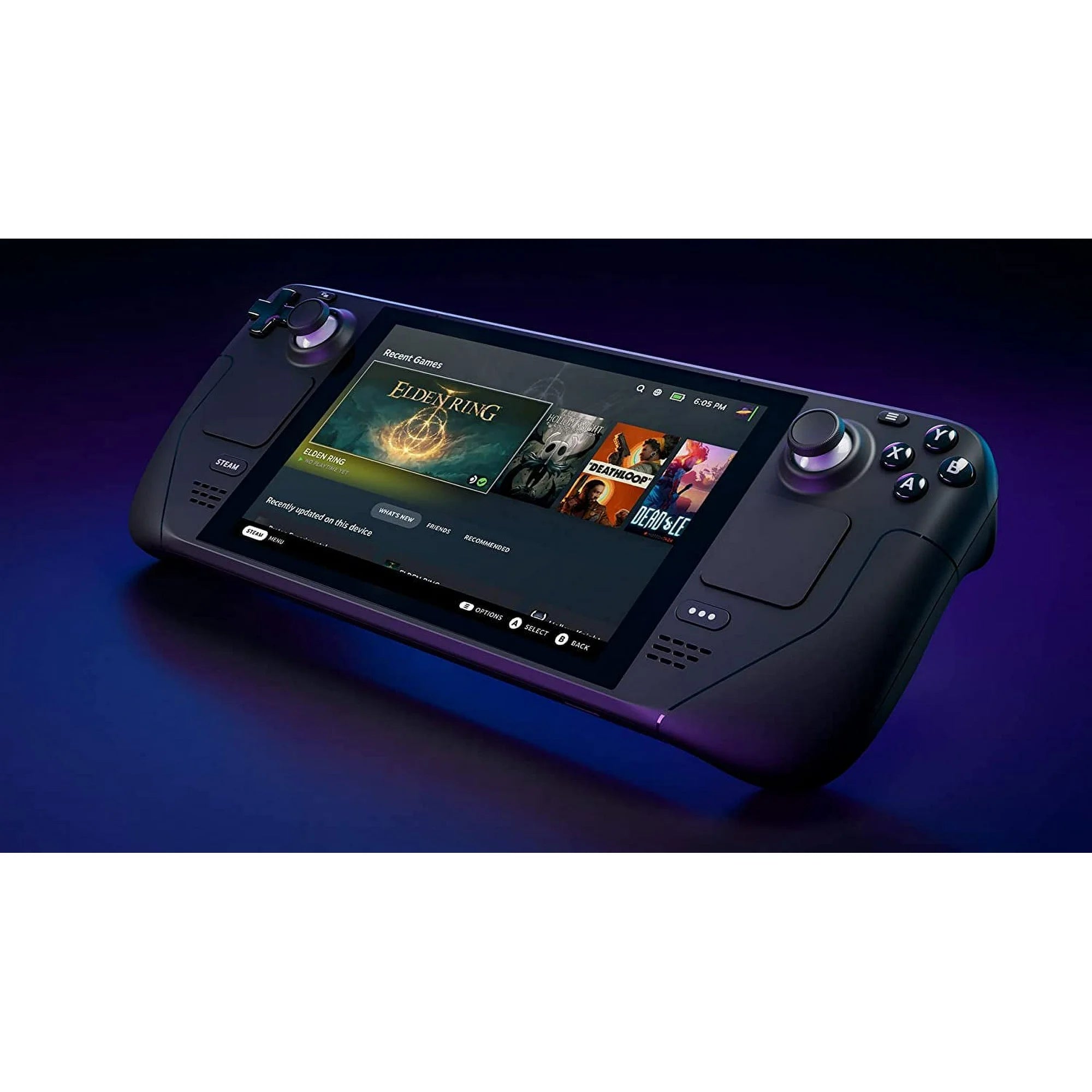 Valve Steam Deck 256GB Handheld Console, 7-inch Touchscreen Display, 1280x800 Resolution, Ergonomic Design, Mytrix HDMI Cable, Lens Cloth, Screen Protector, 3 Accessories: 4 in 1 Bundle